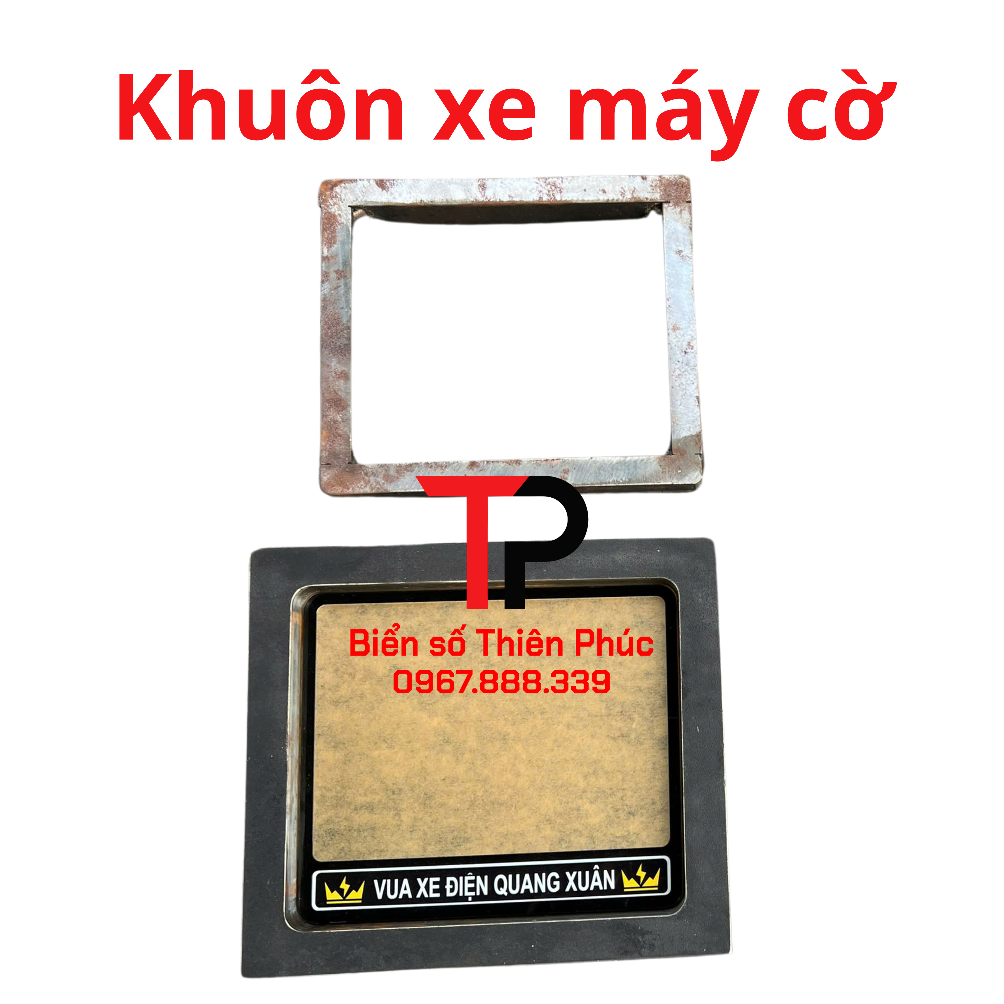 KHUÔN ÉP BIỂN XE MÁY CỜ, KHUÂN ÉP BIỂN HONDA CỜ